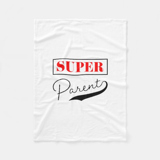 Super Parent Fleecedecke (Vorderseite)