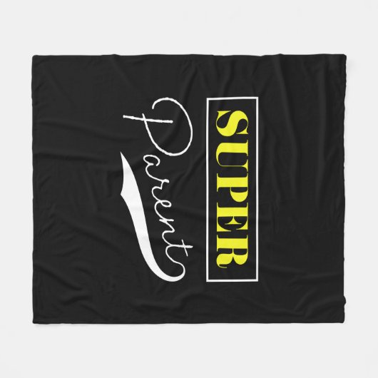 Super Parent Fleecedecke (Vorderseite (Horizontal))