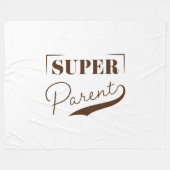 Super Parent Fleecedecke (Vorderseite (Horizontal))