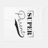 Super Parent Fleecedecke (Vorderseite (Horizontal))