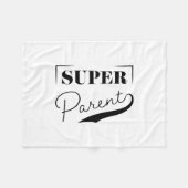 Super Parent Fleecedecke (Vorderseite (Horizontal))