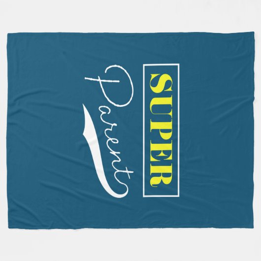 Super Parent Fleecedecke (Vorderseite (Horizontal))