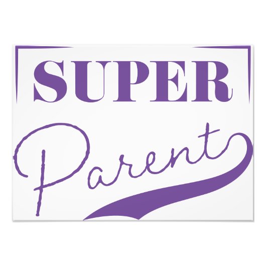 Super Parent Fotodruck (Vorne)