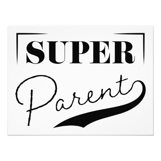 Super Parent Fotodruck (Vorne)