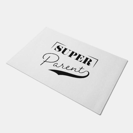 Super Parent Fußmatte (Schrägansicht)