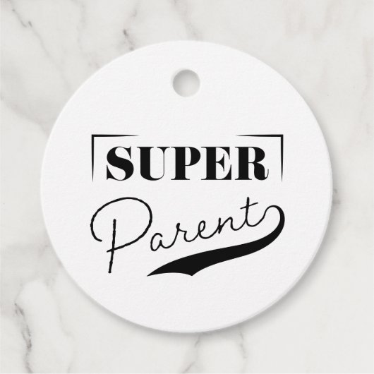 Super Parent Geschenkanhänger (Vorderseite)