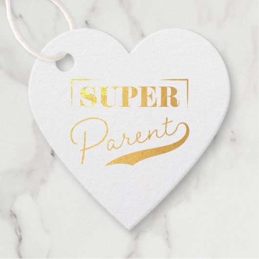 Super Parent Geschenkanhänger (Vorderseite)