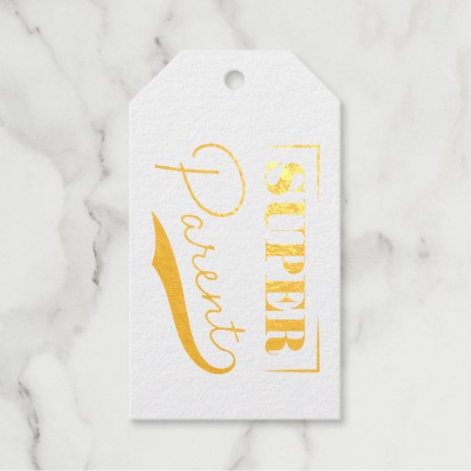 Super Parent Geschenkanhänger (Vorderseite)