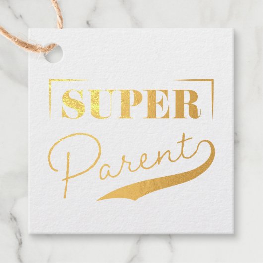 Super Parent Geschenkanhänger (Vorderseite)