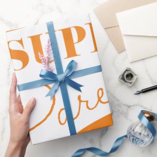 Super Parent Geschenkpapier