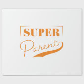 Super Parent Geschenkpapier (Flach)