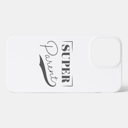 Super Parent iPhone Hülle (Rückseite (Horizontal))