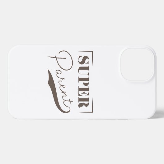 Super Parent iPhone Hülle (Rückseite (Horizontal))