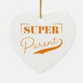 Super Parent Keramik Ornament (Hinten)