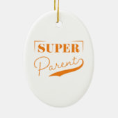 Super Parent Keramik Ornament (Hinten)