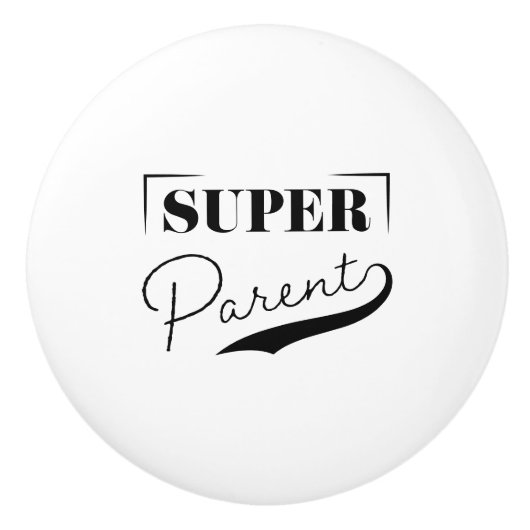 Super Parent Keramikknauf (Vorderseite)