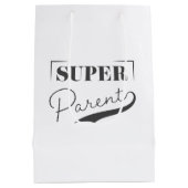 Super Parent Mittlere Geschenktüte (Rückseite)