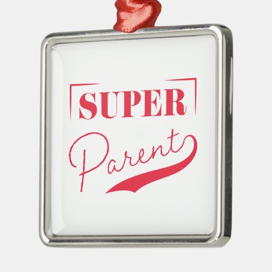 Super Parent Ornament Aus Metall (Links)