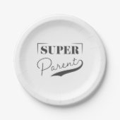 Super Parent Pappteller (Vorderseite)