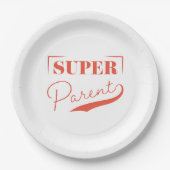 Super Parent Pappteller (Vorderseite)