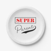 Super Parent Pappteller (Vorderseite)