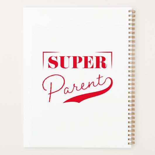 Super Parent Planer (Rückseite)