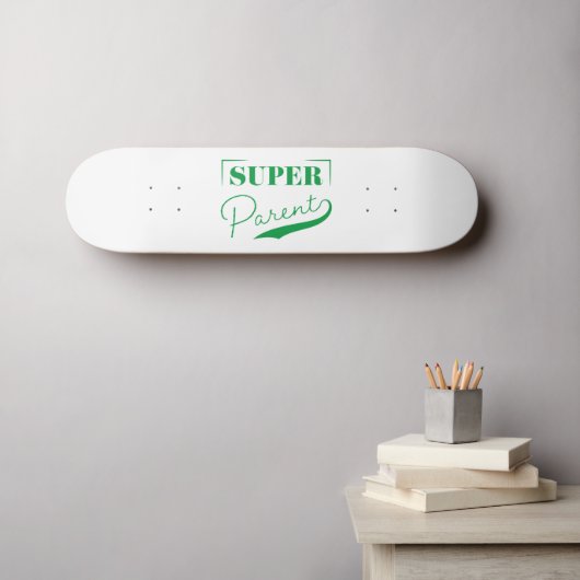 Super Parent Skateboard (Wandkunst (Horz))