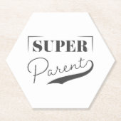 Super Parent Untersetzer (Vorderseite)