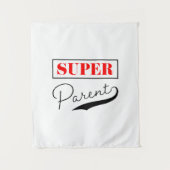 Super Parent Wandteppich (Vorderseite)