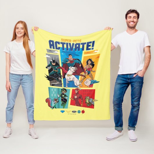 Super-Pets & Justice League - Aktivieren! Fleecedecke (Beispiel)