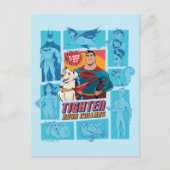 Super-Pets & Justice League - straffen Sie Ihre Co Postkarte (Vorderseite)