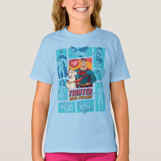 Super-Pets & Justice League - straffen Sie Ihre Co T-Shirt (Vorderseite)