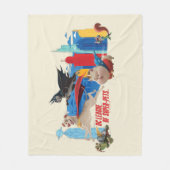 Super-Pets Patrolling Metropolis Fleecedecke (Vorderseite)