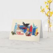 Super-Pets Patrolling Metropolis Karte (Gelbe Blume)