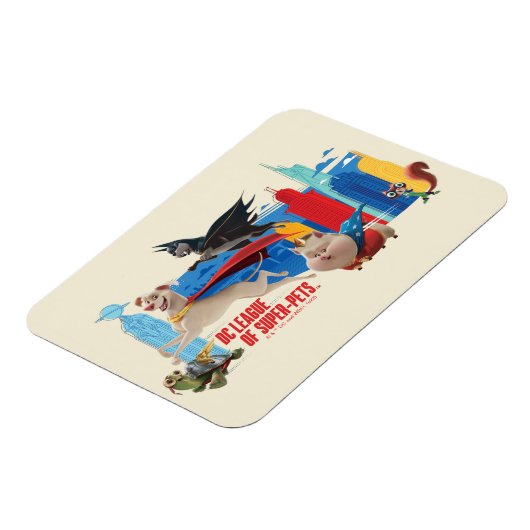 Super-Pets Patrolling Metropolis Magnet (Linke Seite)