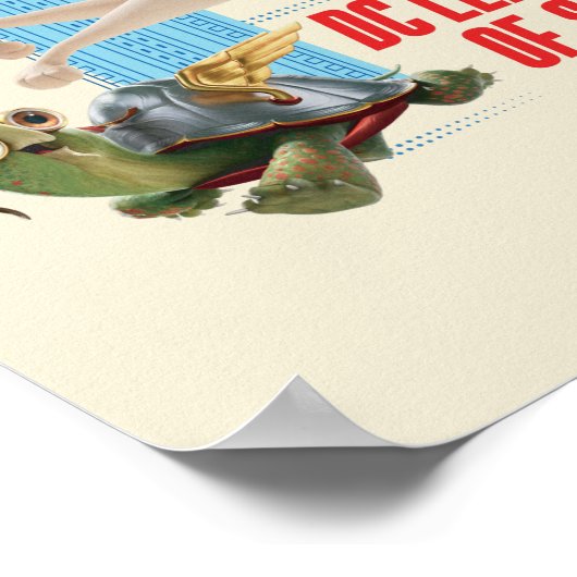 Super-Pets Patrolling Metropolis Poster (Ecke)