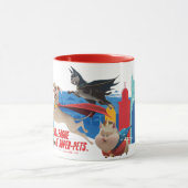 Super-Pets Patrolling Metropolis Tasse (Zentrum)
