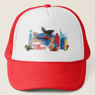 Super-Pets Patrolling Metropolis Truckerkappe
