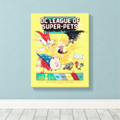 Super-Pets: Wir sind ein Pack, wir halten zusammen Leinwanddruck (Insitu (Holzboden))