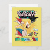 Super-Pets: Wir sind ein Pack, wir halten zusammen Postkarte (Vorne/Hinten)