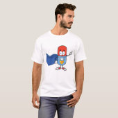 Super-Pillen-Comic-Held Charakter T-Shirt (Vorne ganz)