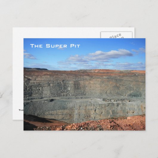 Super Pit, Kalgoorlie, Australien - Postcard Postkarte (Vorne/Hinten)