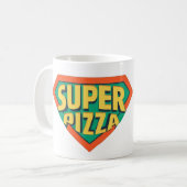 Super Pizza Klassische Tasse, 11 oz Kaffeetasse (Vorderseite Links)