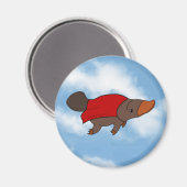 Super Platypus Magnet (Vorderseite/Rückseite)