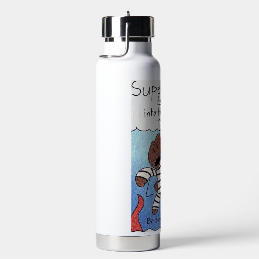 Super Pom in die Wasserflasche des Ozeans Trinkflasche (rechts)
