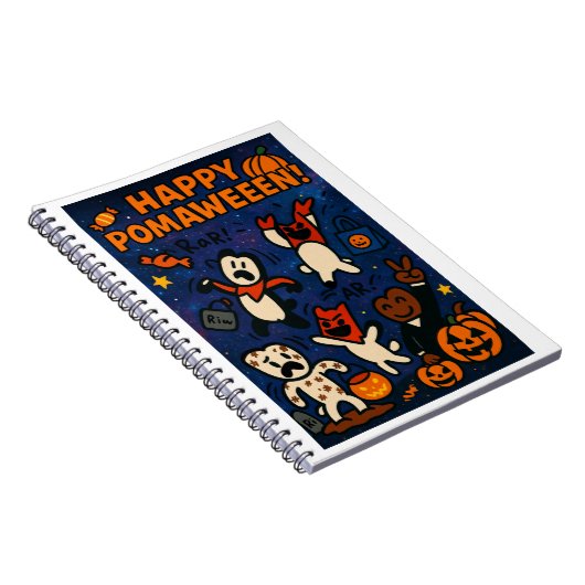 Super Pom Pomaween Notebook Notizblock (Rechte Seite)