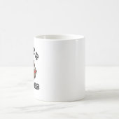 Super Poower Funny Super Hero Kack Pun Kaffeetasse (Mittel)