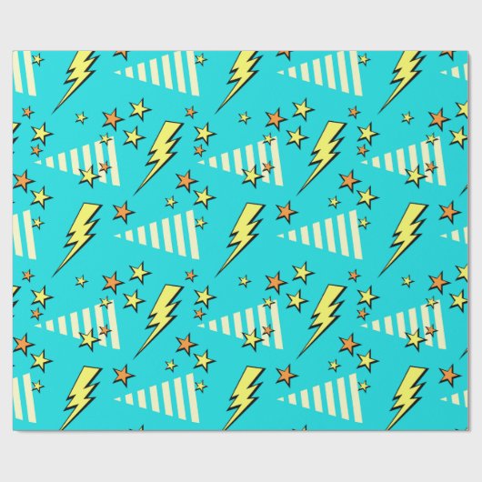 Super Pop Art Geschenkpapier (Flach)