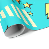 Super Pop Art Geschenkpapier (Rolleneckpunkt)