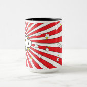 SUPER POP! Comic Book Pop Art Fun Pun Dad  Tasse (Zentrum)